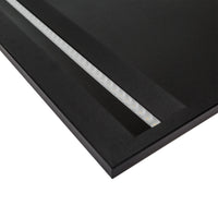Pannello LED da soffitto Spectrum Algine Line nero 600x600mm 44W 4000K 5700 lumen IP20 non dimmerabile