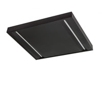 Pannello LED da soffitto Spectrum Algine Line nero 600x600mm 44W 4000K 5700 lumen IP20 non dimmerabile