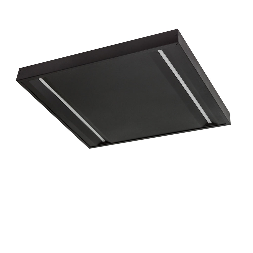 Pannello LED da soffitto Spectrum Algine Line nero 600x600mm 44W 4000K 5700 lumen IP20 non dimmerabile