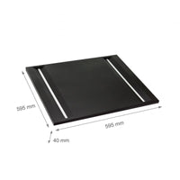 Pannello LED da soffitto Spectrum Algine Line nero 600x600mm 44W 4000K 5700 lumen IP20 non dimmerabile