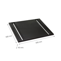 Pannello LED da soffitto Spectrum Algine Line nero 600x600mm 44W 4000K 5700 lumen IP20 non dimmerabile
