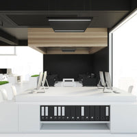 Pannello LED da soffitto Spectrum Algine Line nero 600x600mm 44W 4000K 5700 lumen IP20 non dimmerabile