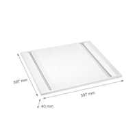 Spectrum Algine line LED 230V panel 44W 5700 lumens 4000K 600x600mm IP20 color white for office lighting