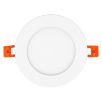 Faretto LED Slim Incasso Bianco 8W 550 lumen 6500K 110° foro 105mm cornice 120mm