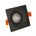Spectrum FIALE V GU10 Square Black, 17000 hours, aluminum housing, flush-mounted, IP20, 250V, indoor use