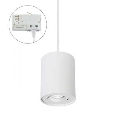 Spectrum CHLOE GU10 bianco binario trifase, regolabile, IP20 corpo in alluminio 250V, uso interno 93x124 mm