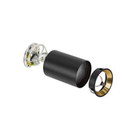 Chloe mini LED ceiling spotlight black/gold 1x GU10 fitting