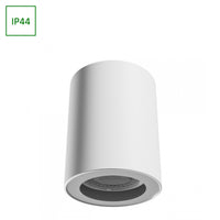 Spectrum CHLOE GU10 led plafoniera bianca rotonda 70x90mm IP44 impermeabile ed efficiente dal punto di vista energetico per uso interno
