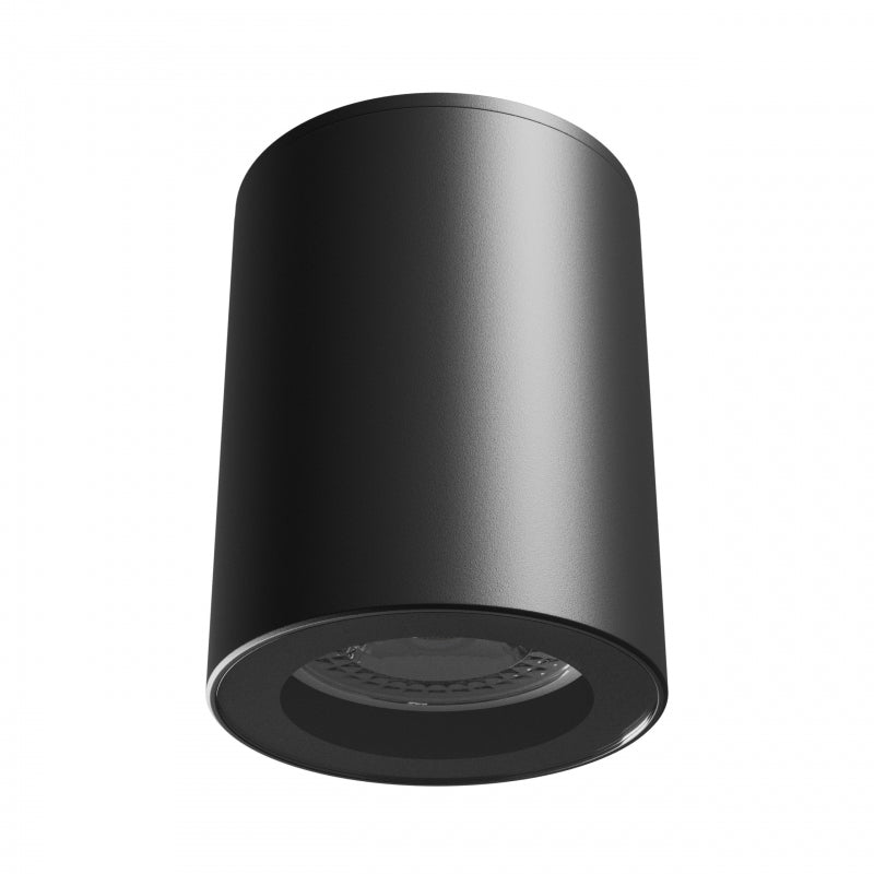 Spectrum CHLOE GU10 250V IP44 LED downlight nero, 70x90mm, alloggiamento in alluminio, impermeabile, uso interno, installazione semplice
