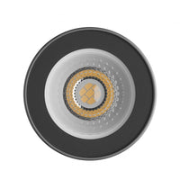 Spectrum CHLOE GU10 250V IP44 LED downlight nero, 70x90mm, alloggiamento in alluminio, impermeabile, uso interno, installazione semplice