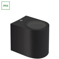 Applique da parete Spectrum LED GU10 Nero IP54 250V corpo in policarbonato 95x80x73mm per uso interno ed esterno