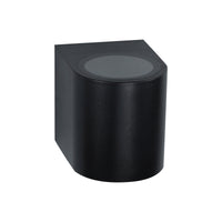 Applique da parete Spectrum LED GU10 Nero IP54 250V corpo in policarbonato 95x80x73mm per uso interno ed esterno