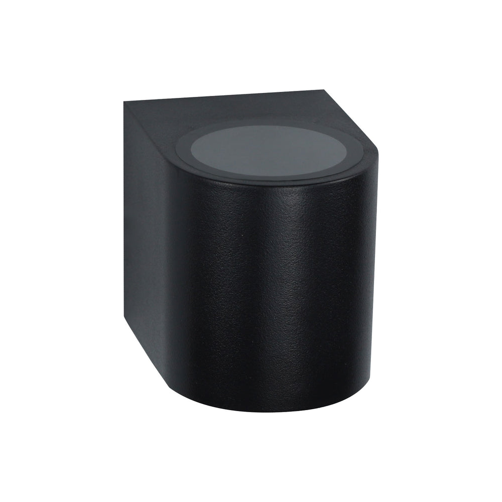 Applique da parete Spectrum LED GU10 Nero IP54 250V corpo in policarbonato 95x80x73mm per uso interno ed esterno