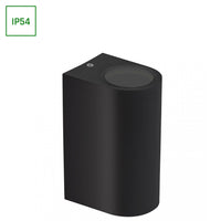 Applique da parete Spectrum LED GU10 Nera, 2x6W, 250V, IP54 Interno Esterno Bidirezionale 150x73x95mm