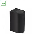 Applique da parete Spectrum LED GU10 Nera, 2x6W, 250V, IP54 Interno Esterno Bidirezionale 150x73x95mm