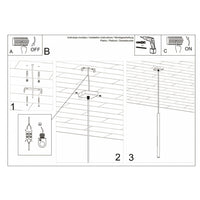 Sollux LED hanglamp wit PASTELO 1x G9 fitting, mat goud messing, 50W max.