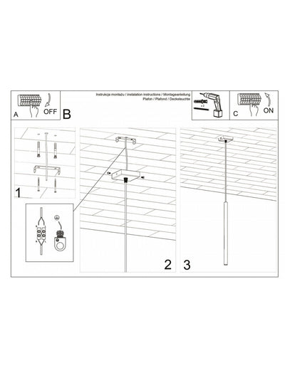 Sollux LED hanglamp wit PASTELO 1x G9 fitting, mat goud messing, 50W max.