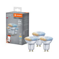 Smart+ WiFi GU10 Faretto LED 5W 350 lumen 45D 2700K-6500K bianco dimmerabile sostituisce 40W