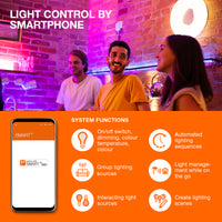 Smart+ WiFi GU10 Faretto LED 5W 350 lumen 45D 2700K-6500K bianco dimmerabile sostituisce 40W