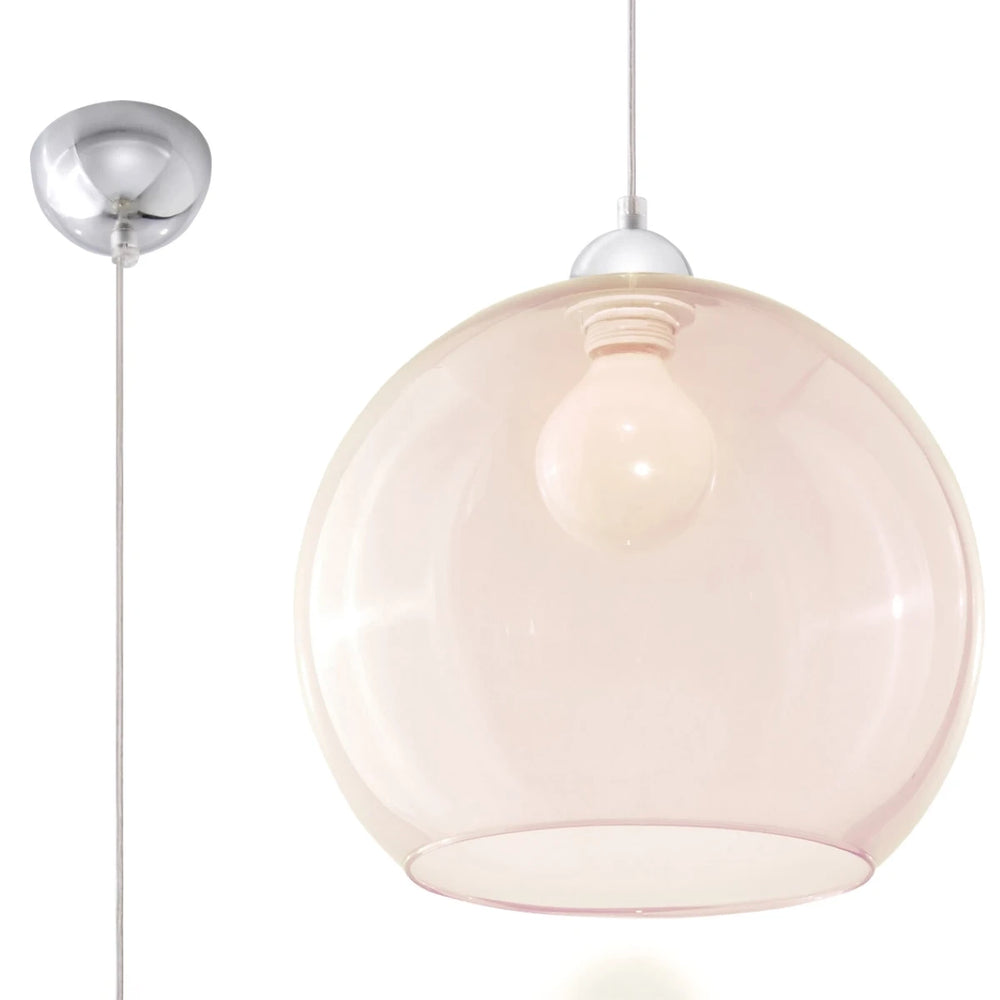 Sollux Lighting BALL lampada a sospensione LED, 220-240V, IP20, max 50W, finitura Oro Champagne Opaco, CE RoHS
