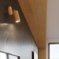 Sollux Lighting BERG 4 faretto da soffitto LED, legno naturale, IP20, 220-240V, CRI 80, CE RoHS, 4x50W max