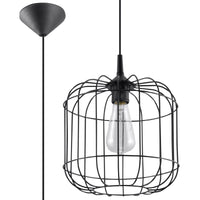 Sollux Lighting CELTA lampada a sospensione Nera, alluminio, IP20, 220-240V, max 50W LED, CE RoHS