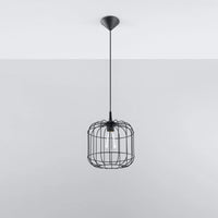 Sollux Lighting CELTA lampada a sospensione Nera, alluminio, IP20, 220-240V, max 50W LED, CE RoHS