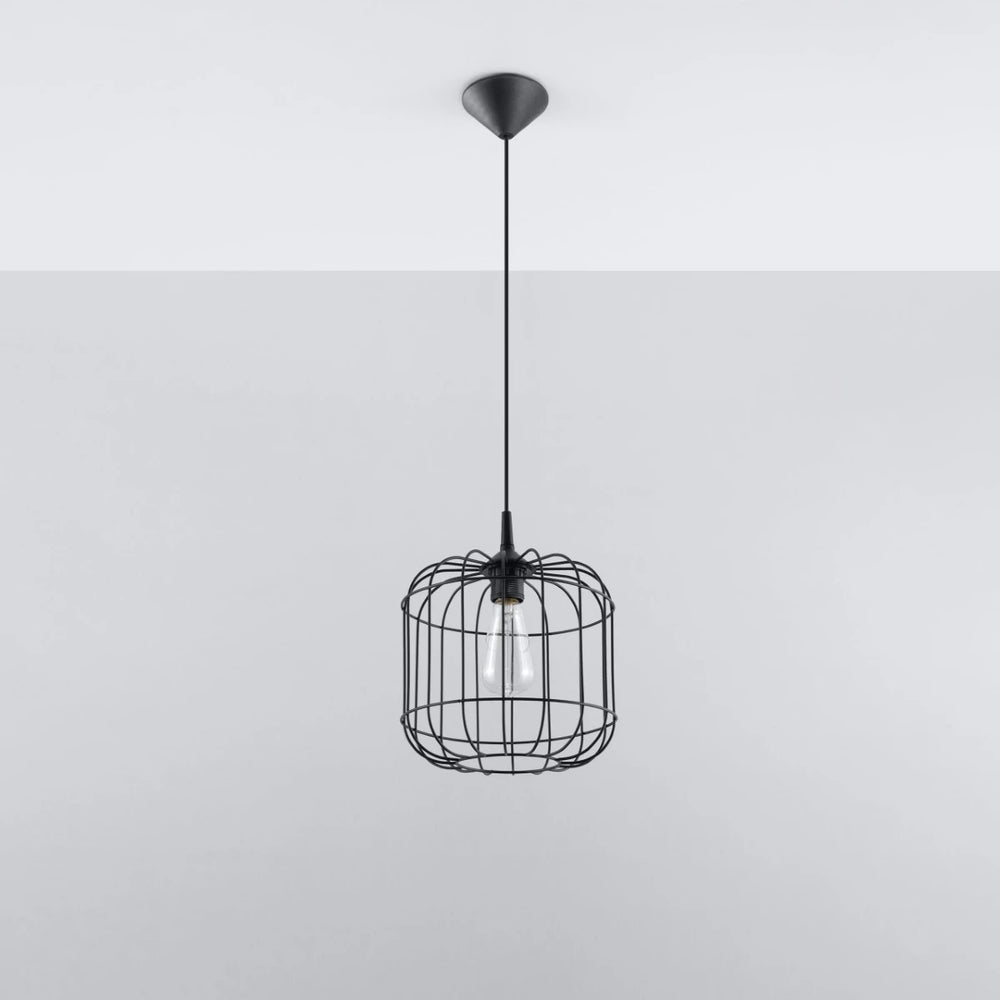 Sollux Lighting CELTA lampada a sospensione Nera, alluminio, IP20, 220-240V, max 50W LED, CE RoHS