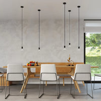 Sollux Lighting lampada a sospensione Edison Nera, compatibile con LED, finitura in alluminio oro opaco e ottone, 220-240V, IP20, CE RoHS