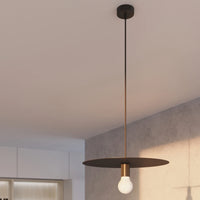 Sollux Lighting FLAVIO lampada a sospensione, Nero, alluminio, IP20, 220-240V, max 50W LED, certificata CE RoHS