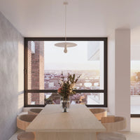 Sollux Lighting FLAVIO lampadario a sospensione, compatibile LED, IP20, Alluminio Ottone Oro Opaco, 220-240V, CE RoHS