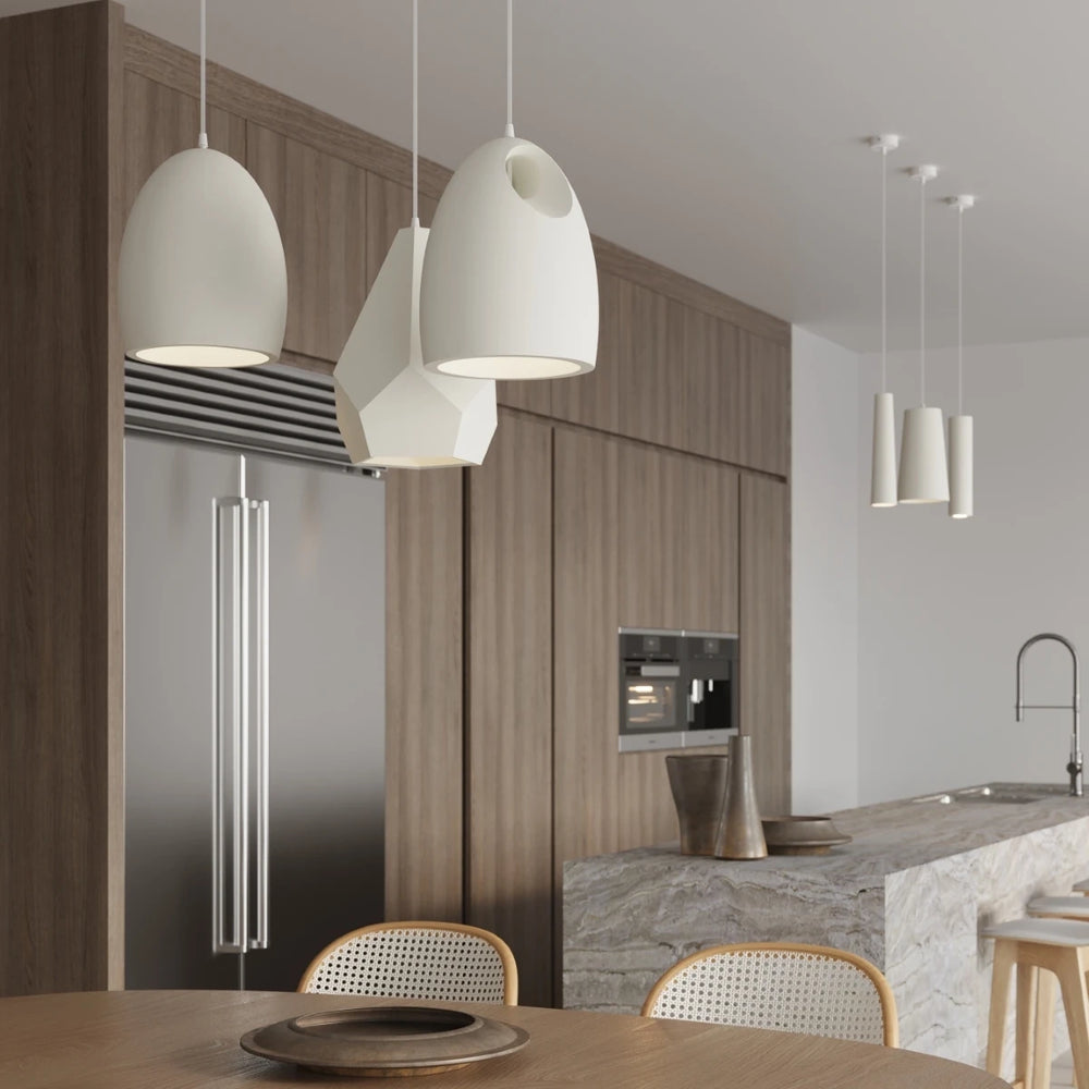 Lampada a sospensione in ceramica Sollux Lighting Flawiusz, compatibile con LED, IP20, 220-240V, max 50W, finitura Oro Opaco