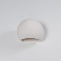 Sollux Lighting GLOBE ceramic wall lamp, E27 socket, White finish, IP20, 220-230V, 145x180x110mm