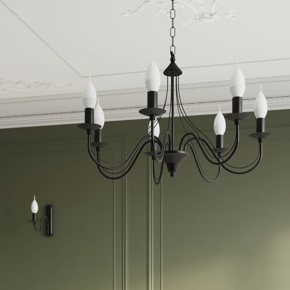 Lampada a sospensione Sollux Lighting EDISON Bianca, pronta per LED, IP20, 220-240V, lampada a sospensione moderna CE RoHS