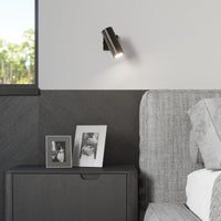Sollux Lighting Faretto LED da soffitto Nero Argento 3xGU10, IP20, alluminio, 220-240V, CE RoHS