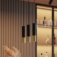 Sollux Lighting Faretto a soffitto LED LOOPEZ Nero Oro, 1x GU10, IP20, Alluminio, CE RoHS