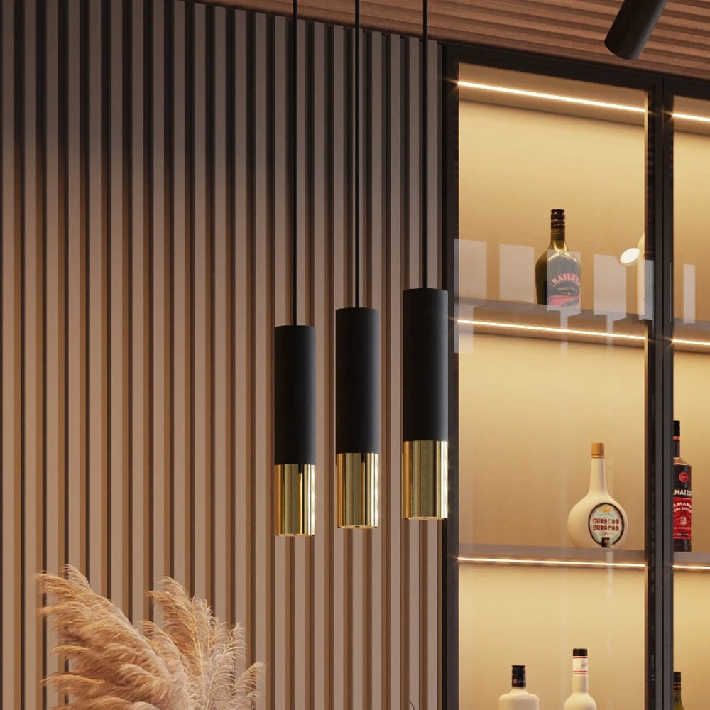 Sollux Lighting Faretto a soffitto LED LOOPEZ Nero Oro, 1x GU10, IP20, Alluminio, CE RoHS
