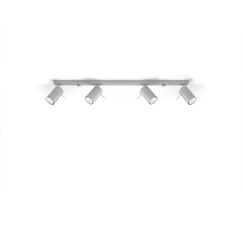 Sollux Lighting Faretto LED da soffitto RING, 4xGU10, IP20, alluminio oro opaco, 220-240V, CE RoHS