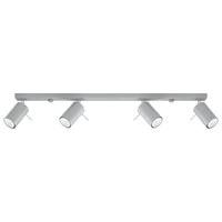 Sollux Lighting Faretto LED da soffitto RING, 4xGU10, IP20, alluminio oro opaco, 220-240V, CE RoHS
