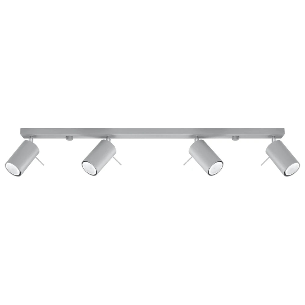 Sollux Lighting Faretto LED da soffitto RING, 4xGU10, IP20, alluminio oro opaco, 220-240V, CE RoHS