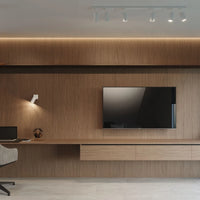 Sollux Lighting Faretto da soffitto LED con 3 attacchi GU10, IP20, 220-240V, finitura ottone dorato opaco
