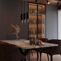 Sollux Lighting LED pendant lamp Black Copper LOOPEZ, 3xGU10, E27, 220-240V, IP20, Aluminium, CE RoHS