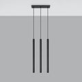Sollux Lighting LED pendant lamp Black PASTELO, 3x G9 socket, IP20, Aluminium, 220-240V, CE RoHS