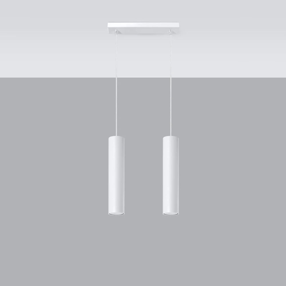 Lampada a sospensione LED Sollux Lighting LAGOS 2xGU10, IP20, Alluminio Oro Opaco, 220-240V, CE RoHS