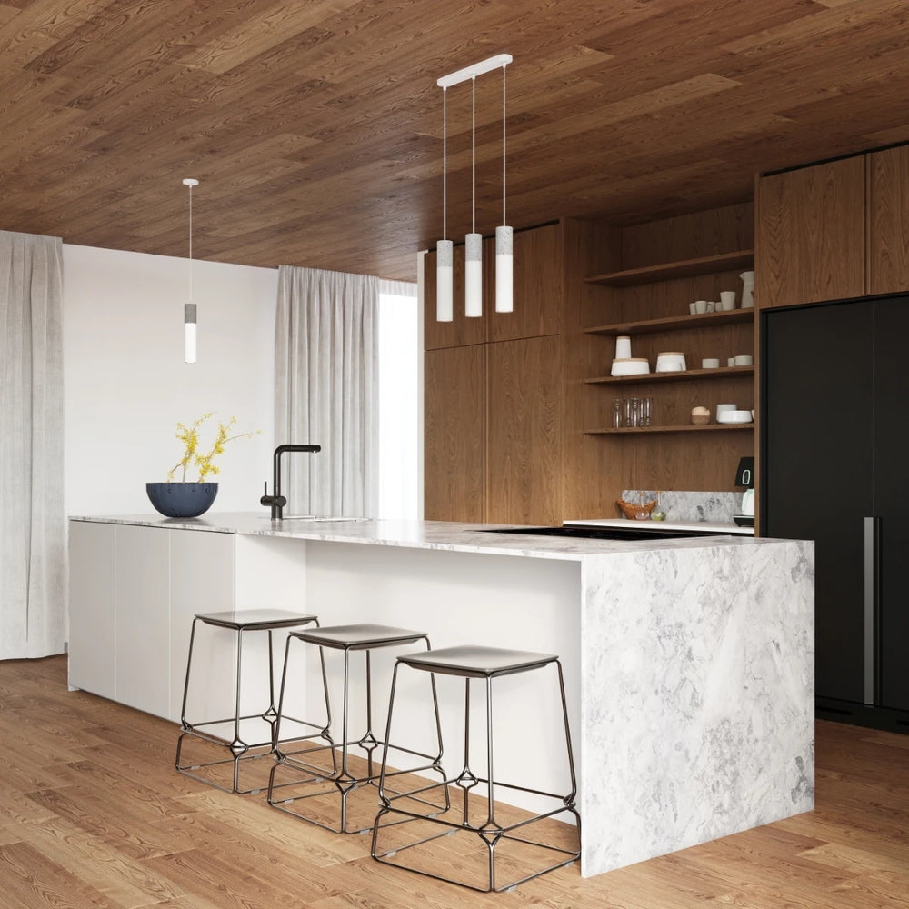 Sollux Lighting LED pendant light BORGIO, 1xGU10, IP20, aluminium and steel, matt gold finish, 220-240V