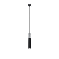 Sollux Lighting Lampada a sospensione LED Borgio Cemento Nero, 1x GU10, IP20, 220-240V, CE RoHS
