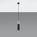 Sollux Lighting Lampada a sospensione LED Borgio Cemento Nero, 1x GU10, IP20, 220-240V, CE RoHS