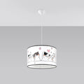 Sollux Lighting lampada a sospensione LED Edison Arancione, IP20, 220-240V, certificata CE RoHS