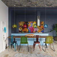 Sollux Lighting lampada a sospensione LED Edison Giallo, 220-240V, IP20, certificata CE RoHS