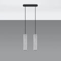 Sollux Lighting lampada a sospensione LED LUVO con 2x portalampade GU10, IP20, alluminio oro opaco, 220-240V